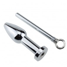 Metal stainless steel rings removable anal plugs